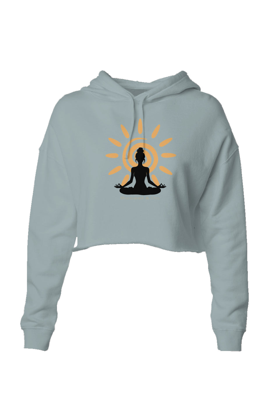 Lightweight Crop Hoodie - Zen