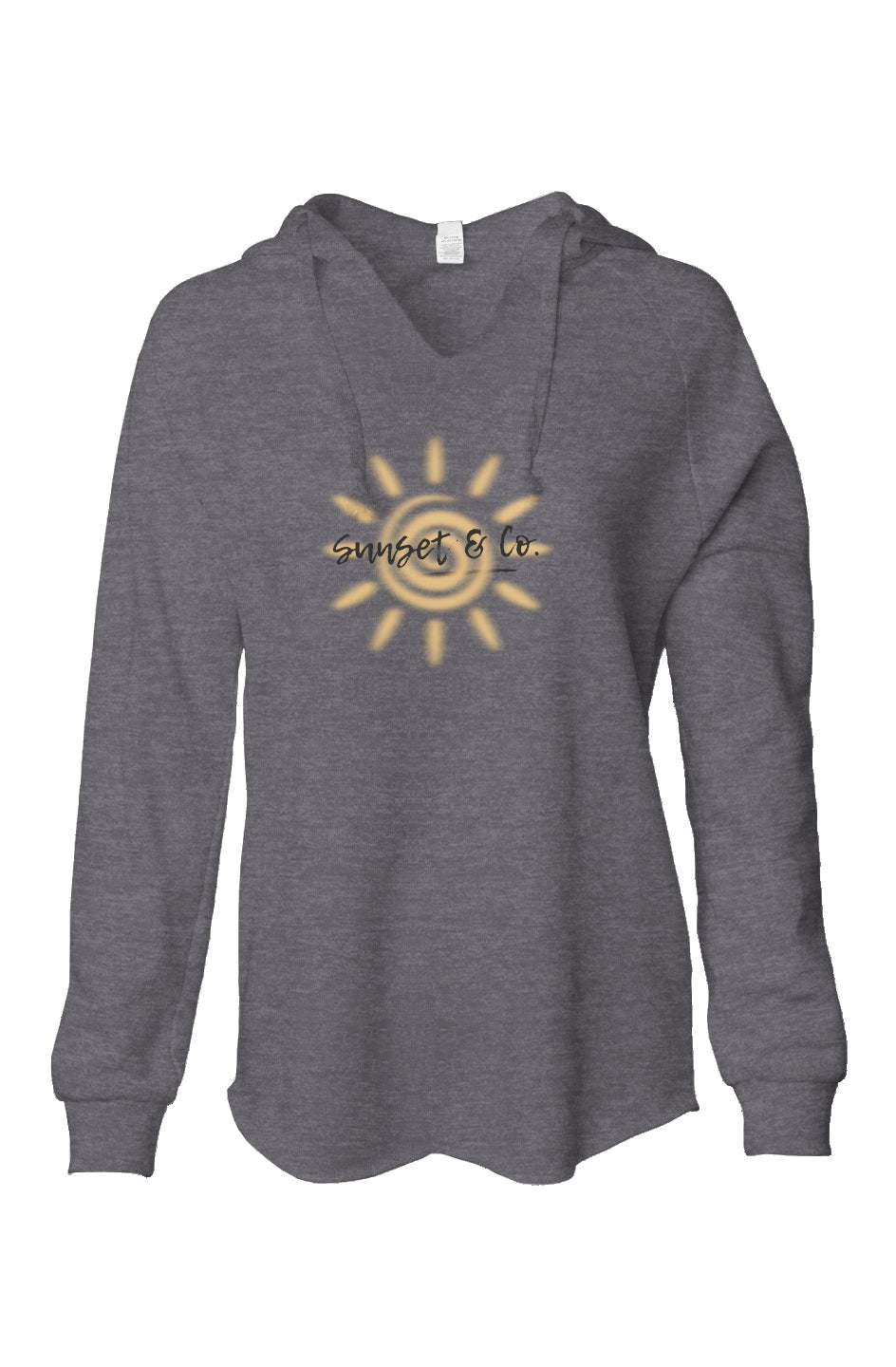 Lightweight Hooded Pullover - Sunset Logo