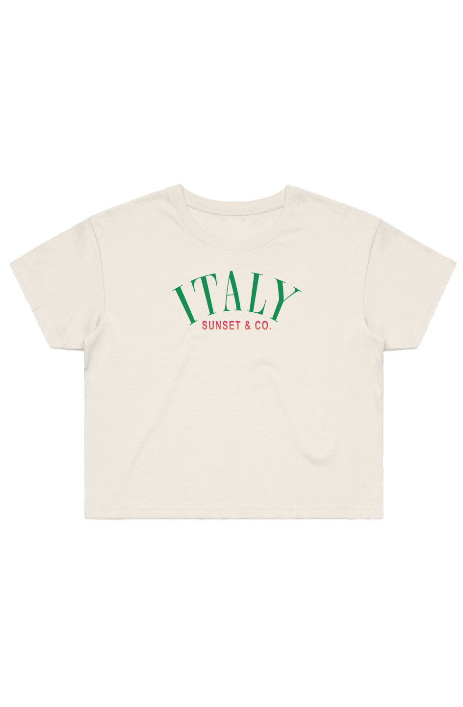 Street Crop Tee - Italy