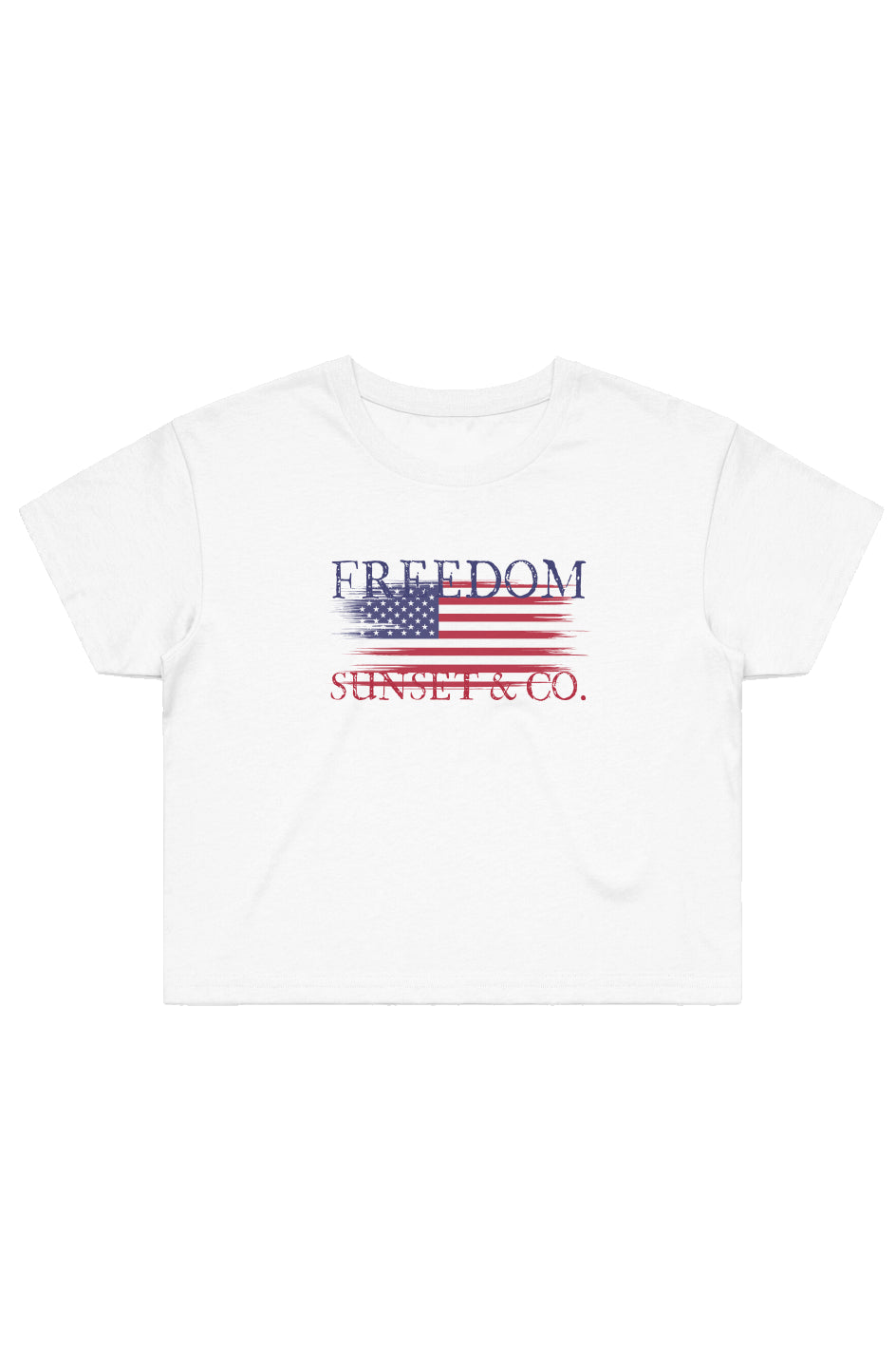 Mini Crop Tee - Freedom