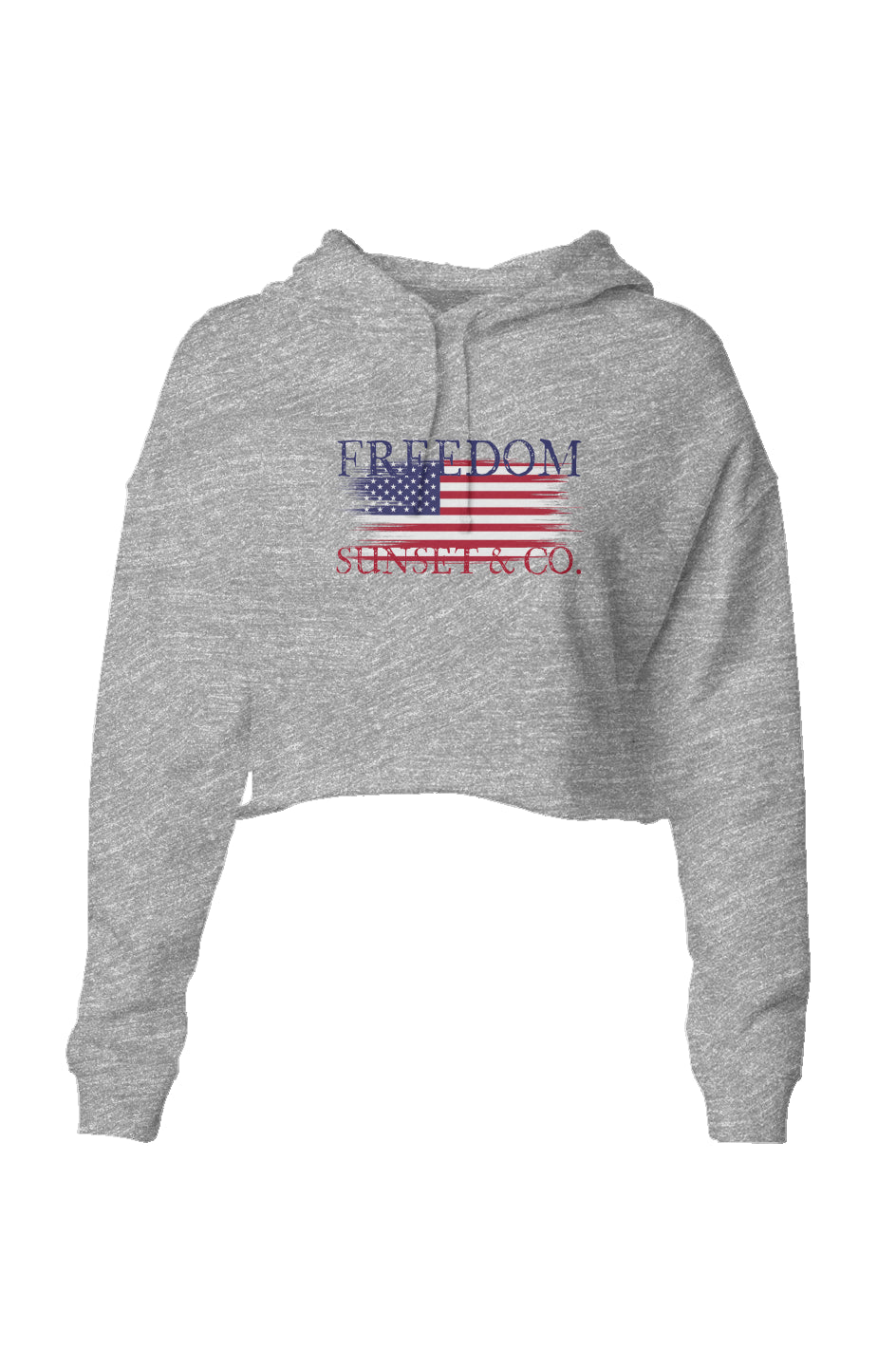 Lightweight Crop Hoodie - Freedom