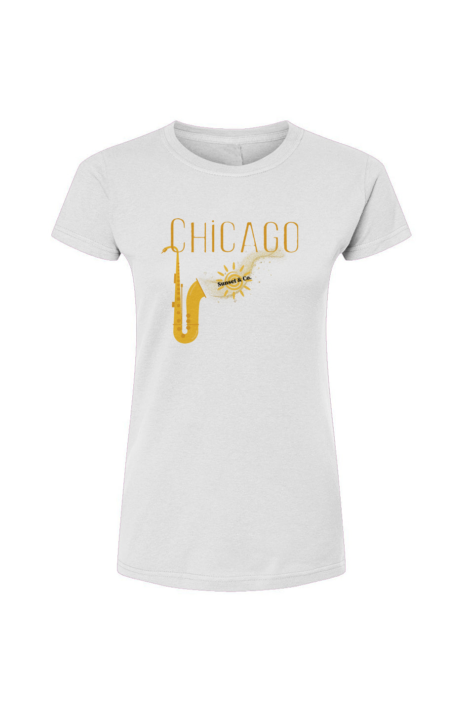 Jersey Crew Neck T-Shirt - Chicago