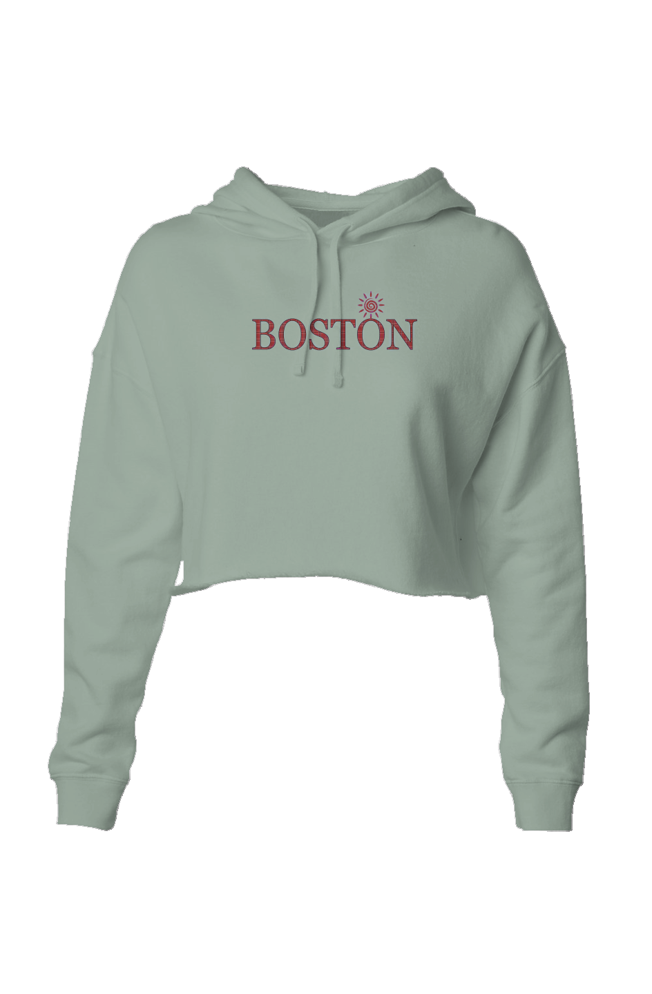 Lightweight Crop Hoodie - Boston