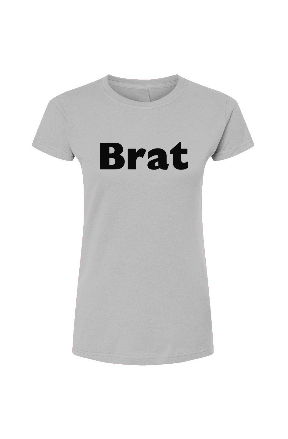  Jersey Crew Neck T-Shirt - Brat grey