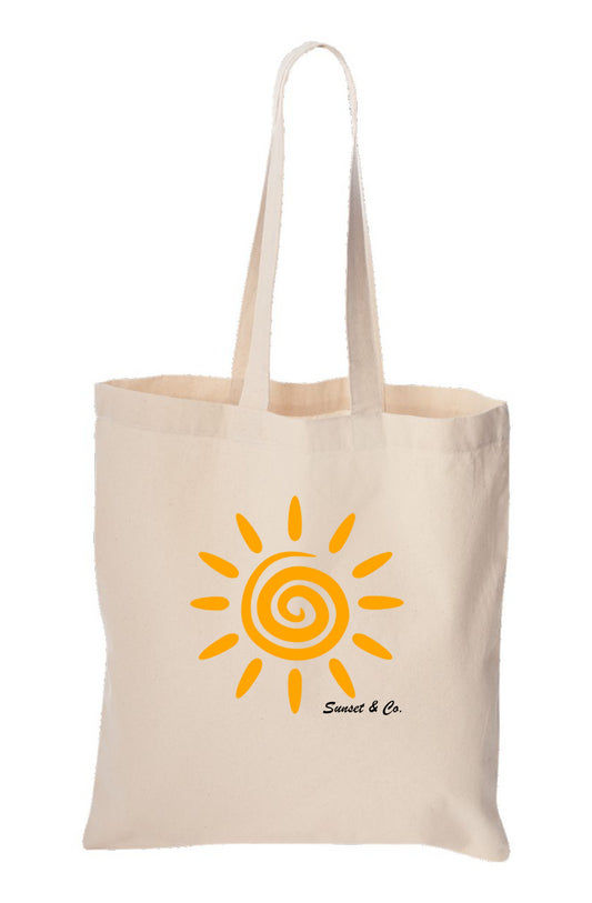 Sunset & Co. Canvas Tote Bag