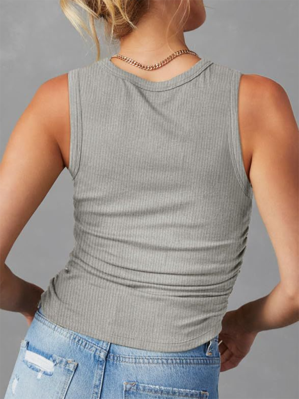 Tank Top  Lt Gray back