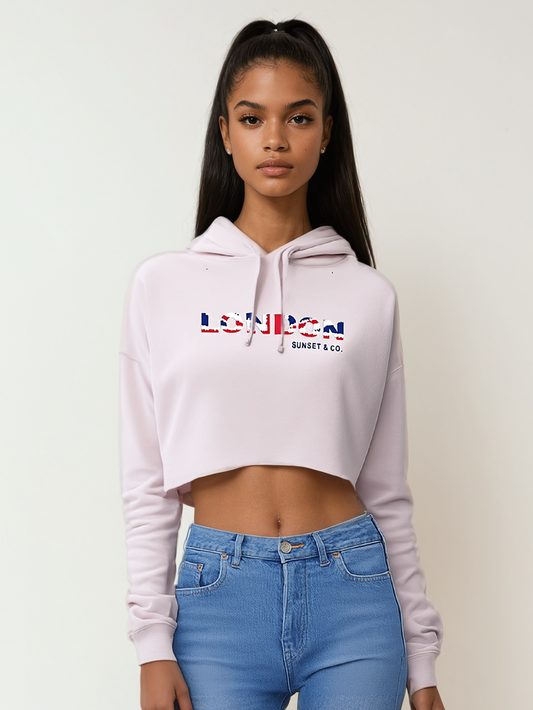 Lightweight Crop Hoodie - London