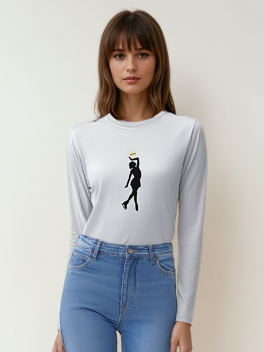 Jersey Long Sleeve Tee - Ice Skater