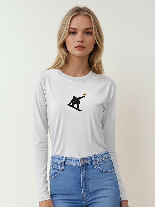 Jersey Long Sleeve Tee - Snow Boarder