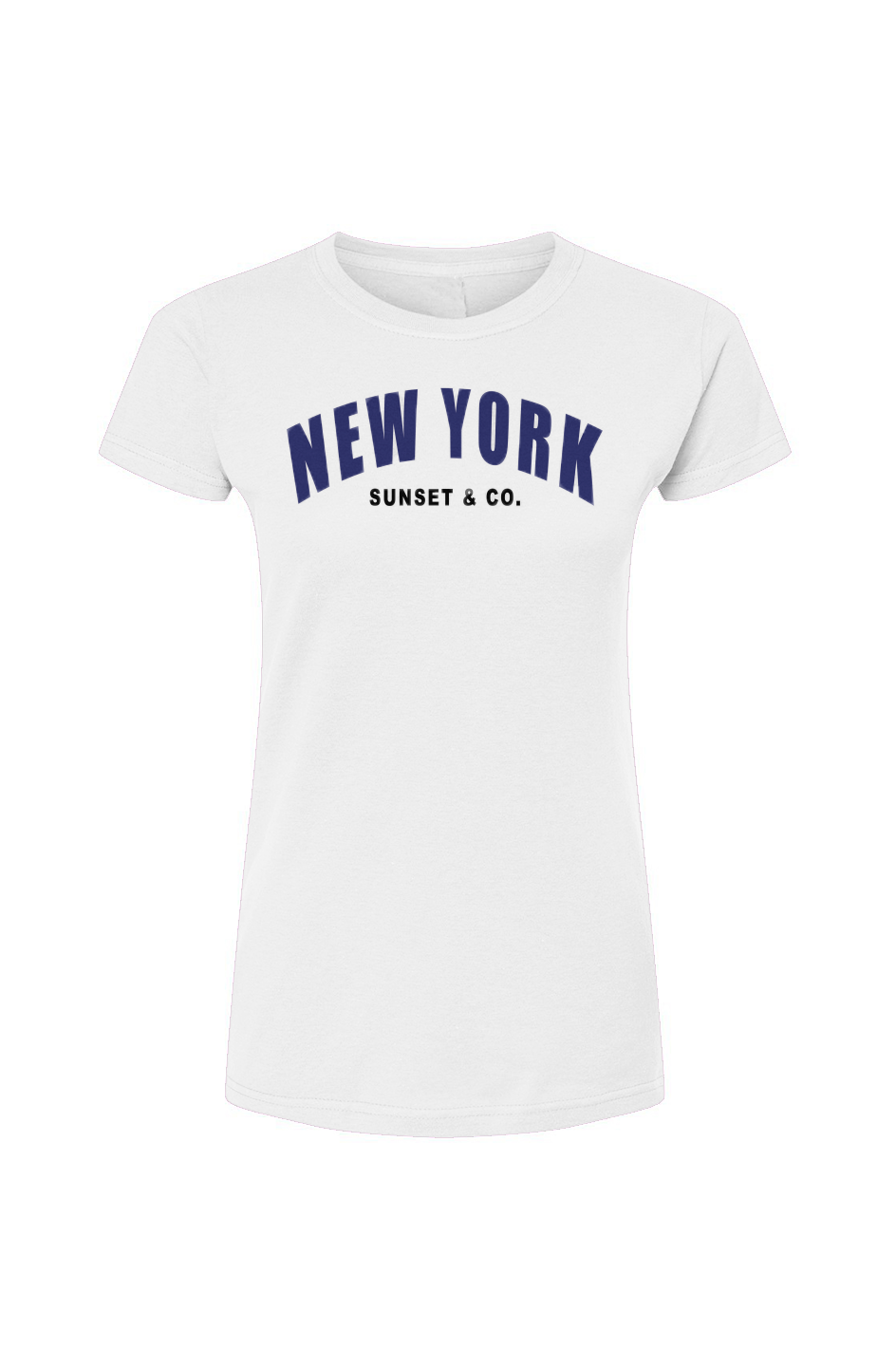 Jersey Crew Neck T-Shirt - New York