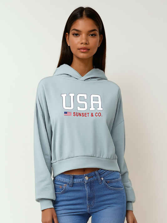 Relaxed Hoodie - USA