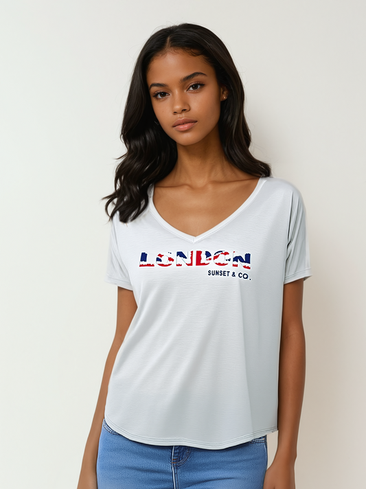 slouchy_v_neck_tee white model