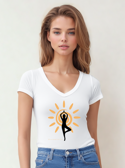 V-Neck Tee - Yoga